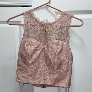 Speechless Prom dress - two piece pink size 7